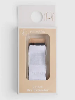 Pack de 3 extensores de sujetador con 2 corchetes