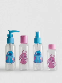 Pack de 4 frascos de viaje de Stitch de Disney