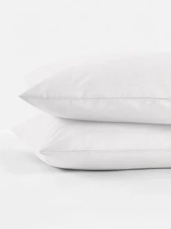 Pack de 2 fundas de almohada de algodón puro