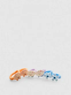 Pack de 6 gomas de pelo de fantasía