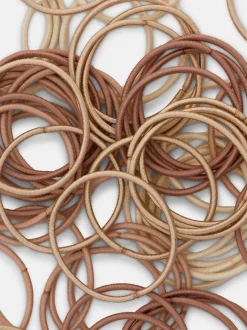 Pack de 60 gomas de pelo elásticas gruesas
