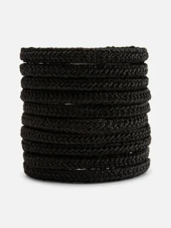 Pack de 10 gomas de pelo gruesas