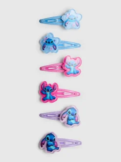 Pack de 6 horquillas a presión de Stitch de Disney