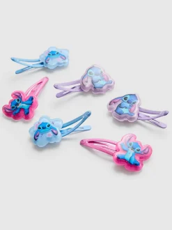 Pack de 6 horquillas a presión de Stitch de Disney