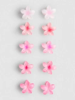 Pack de 10 horquillas con flores