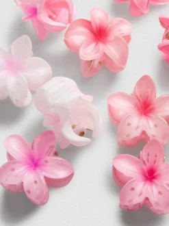 Pack de 10 horquillas con flores
