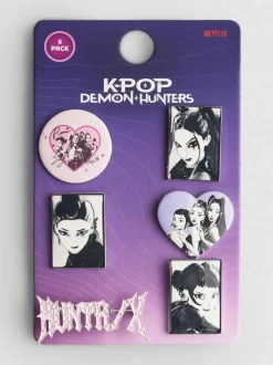 Pack de 6 insignias de Las guerreras K-Pop