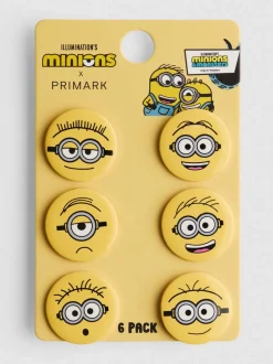 Pack de 6 insignias de los Minions