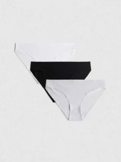 Pack de 3 minibraguitas de algodón