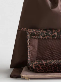 Pack de 8 organizadores de equipaje de leopardo