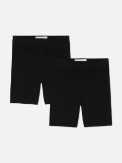 Pack de 2 pantalones cortos elásticos de ciclista