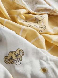 Pack de 3 paños de muselina de El Rey León de Disney