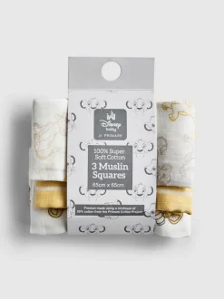 Pack de 3 paños de muselina de El Rey León de Disney