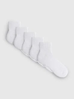 Pack de 5 pares de calcetines altos acanalados