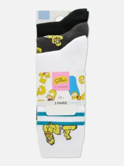 Pack de 3 pares de calcetines cortos de The Simpsons