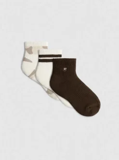 Pack de 3 pares de calcetines con caña de 1/4