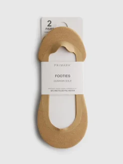 Pack de 2 pares de calcetines con planta acolchada