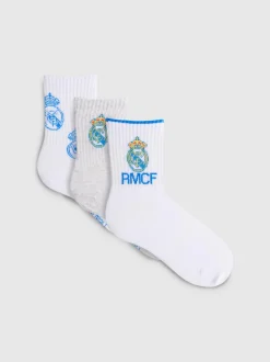 Pack de 3 pares de calcetines del Real Madrid