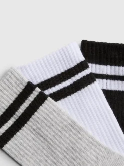 Pack de 7 pares de calcetines deportivos de canalé
