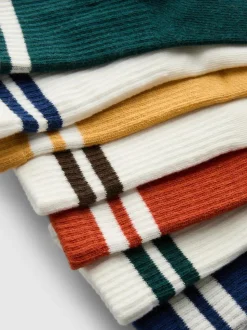 Pack de 7 pares de calcetines deportivos de canalé