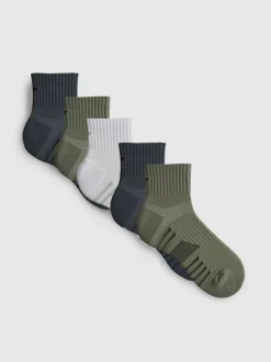 Pack de 5 pares de calcetines deportivos de canalé