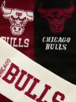 Pack de 3 pares de calcetines de los Chicago Bulls