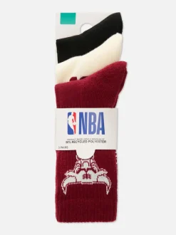 Pack de 3 pares de calcetines de los Chicago Bulls