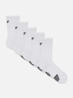 Pack de 5 pares de calcetines deportivos de canalé