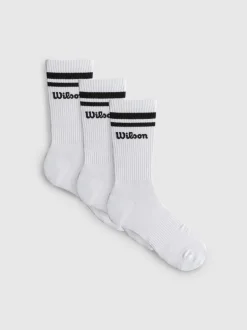 Pack de 3 pares de calcetines deportivos Wilson