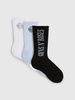 Pack de 3 pares de calcetines de Guns N' Roses