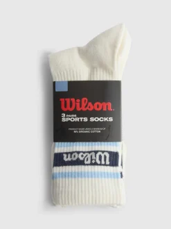 Pack de 3 pares de calcetines deportivos Wilson