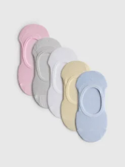 Pack de 5 pares de calcetines invisibles deportivos