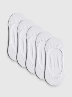 Pack de 5 pares de calcetines invisibles de algodón