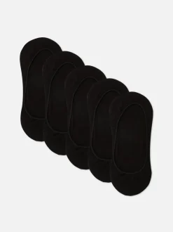 Pack de 5 pares de calcetines invisibles de algodón
