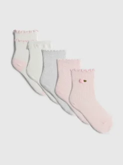 Pack de 5 pares de calcetines tobilleros con textura
