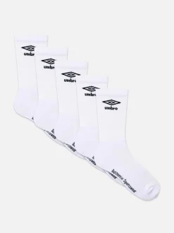 Pack de 5 pares de calcetines tobilleros de Umbro