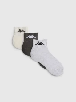 Pack de 3 pares de calcetines tobilleros de Kappa