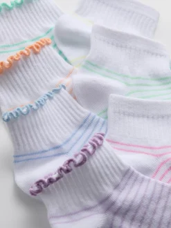 Pack de 7 pares de calcetines tobilleros multicolor