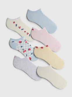 Pack de 7 pares de calcetines tobilleros con frutas
