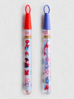 Pack de 2 pares de varitas para pompas de Spider-Man