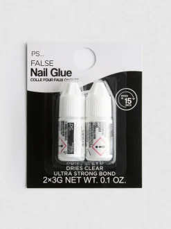 Pack de 2 pegamentos para uñas postizas