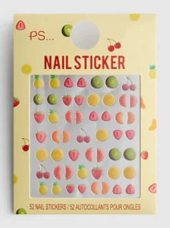 Pack de 52 pegatinas de frutas para uñas de PS…