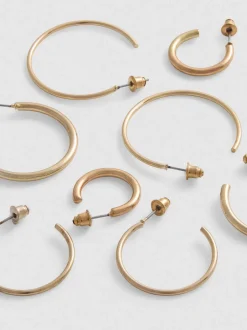 Pack de 4 pendientes de aro