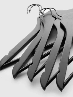 Pack de 5 perchas de madera