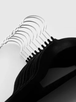 Pack de 10 perchas de terciopelo