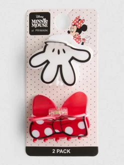 Pack de 2 pinzas para el pelo de Minnie Mouse