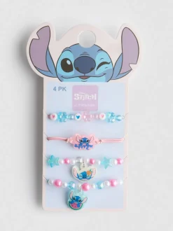 Pack de 4 pulseras de Stitch de Disney