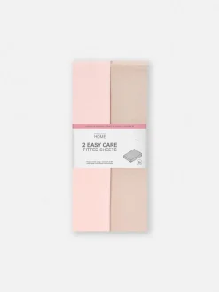 Pack de 2 sábanas bajeras para cama doble