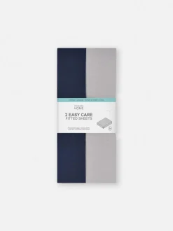 Pack de 2 sábanas bajeras para cama king size