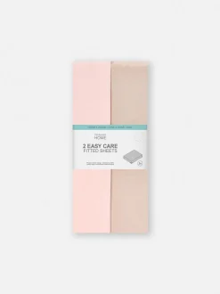 Pack de 2 sábanas bajeras para cama king size